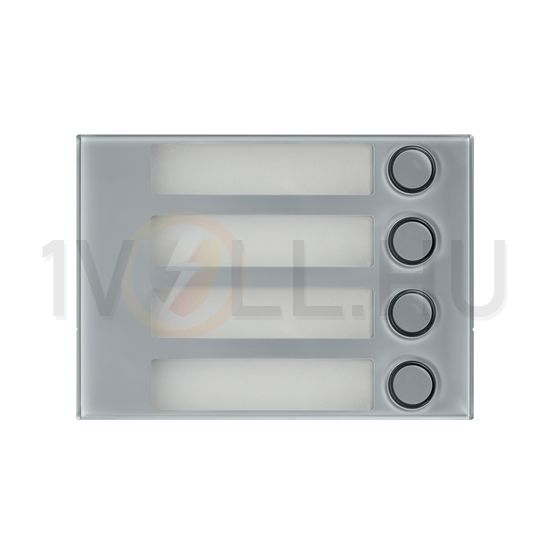 Kaputábla modul előlap videó 4-gombos 1083/48-hoz falonkívüli műanyag szürke Alpha URMET - 1168/14G