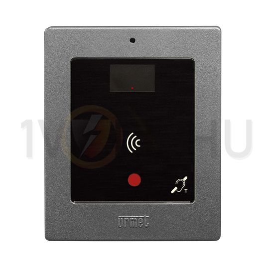 Kaputábla RFID (proximity) kártyaolvasó modul 2Voice 12-24VUC 2000user 1v/3,5A/30V IP45 Mikra2 M - 1784/45