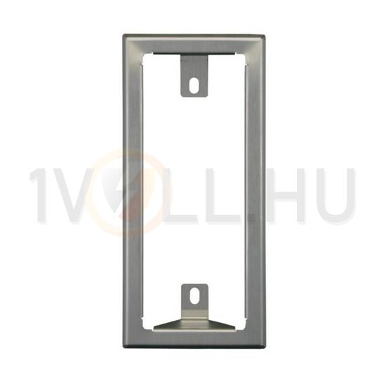 Kaputábla süllyesztőkeret 1-soros táblához 1-egység süllyesztett nemesacél nemesacél Matibus MIWI - 525/RP1