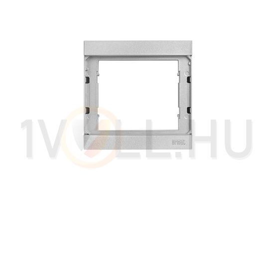 Kaputábla szerelőkeret 1-egység süllyesztett alumínium szürke Alpha URMET - 1168/61