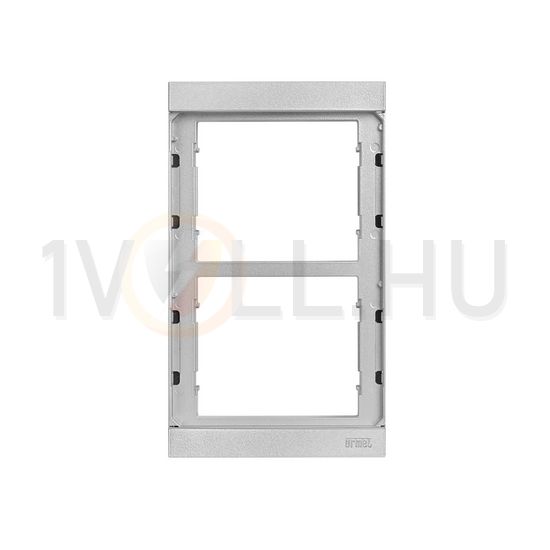 Kaputábla szerelőkeret sülllyesztett 2-egység süllyesztett alumínium szürke Alpha URMET - 1168/62