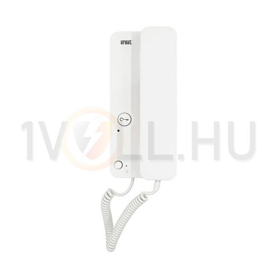 Kaputelefon audio lakáskészülék audió 2Voice  kézibeszélővel falonkívüli fehér Miro URMET - 1189/1