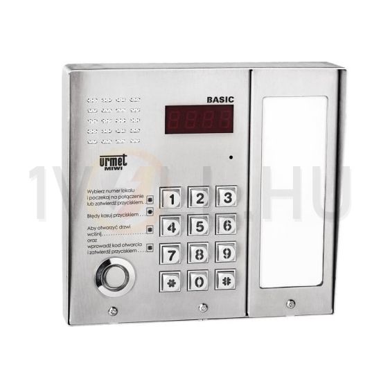 Kaputelefon kaputábla audió 100lakás kódzár DALLAS info esővédő falonkívüli Matibus Basic MIWI - 1062/106D