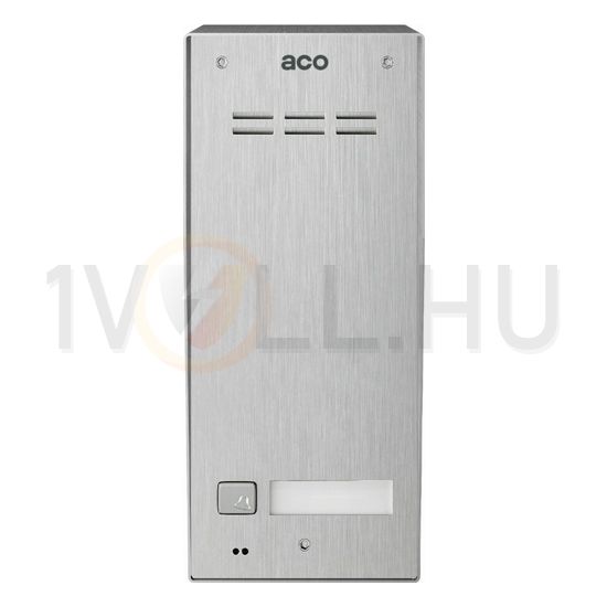Kaputelefon kaputábla audió 1lakás RFID falonkívüli 2-erű 1hívógomb nemesacél moduláris ACO - FAM-P-1NPACC NT