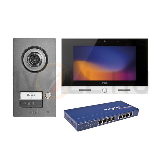 Kaputelefon készlet iPercom videó 1060/21+1761/31+1039/44 1-lakás Mikra2+VOG7 URMET - 1060/633