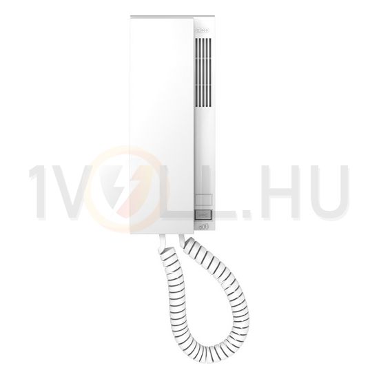 Kaputelefon lakáskészülék audio digitális 2vezeték 1gomb kaputelefon (kétirányú) fali fehér ACO - INS-UP720BX