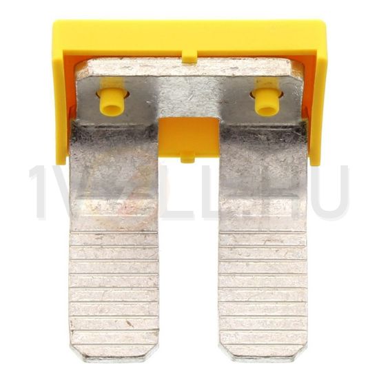Keresztösszekötő RK50 sorkapocshoz 2P szigetelt sárga AQI 2/50 YE CONTA-CLIP - 2763.2