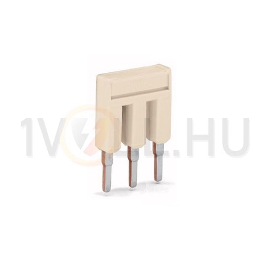 Keresztösszekötő 1,5mm2 sorkapocshoz (2001-) 3P szigetelt szürke TOPJOB S WAGO - 2001-403