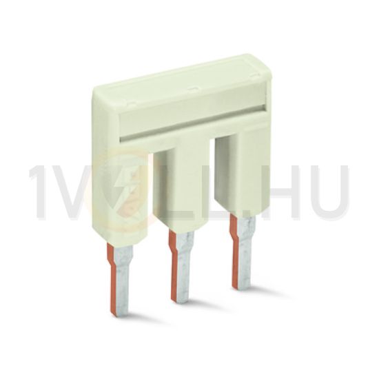 Keresztösszekötő 2,5mm2 sorkapocshoz (2002-) 3P szigetelt szürke TOPJOB S WAGO - 2002-403