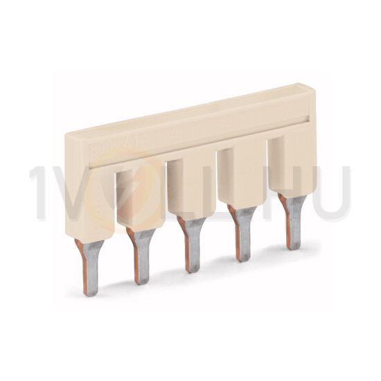 Keresztösszekötő 6mm2 sorkapocshoz (2006-) 5P szigetelt szürke TOPJOB S WAGO - 2006-405