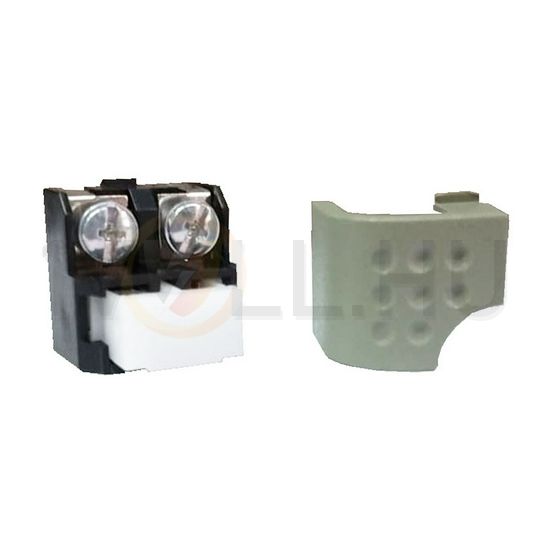 Kiegészítő nyomógomb 1130/1 lakáskészülékhez Be-Ki kapcsoló 18.34mm x 19mm x 17.2mm URMET - 1130/100