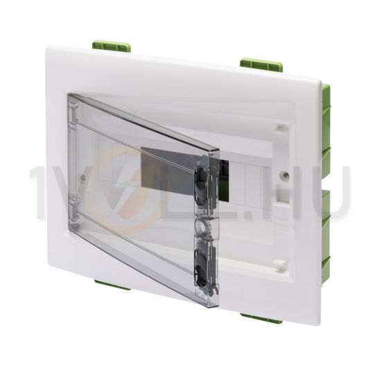 Kiselosztó 1x 12M üreges falba fehér IP40 átlátszó kivágott ajtó 40CDi GEWISS - GW40605PM