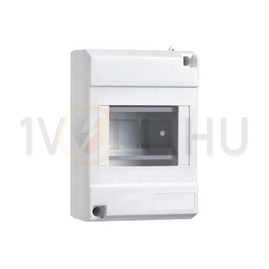 Kiselosztó műanyag 1x 4M falonkívüli fehér IP30 fedél Micro Pragma Schneider - 10206