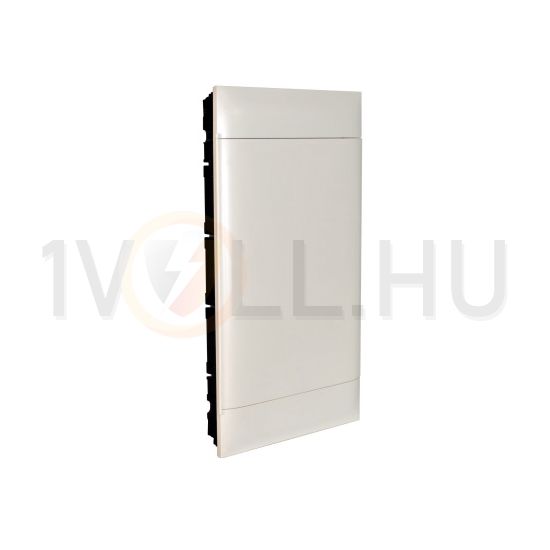 Kiselosztó PE/N-sín 90A műanyag 3x 12M üreges falba fehér IP40 ajtó PractiboxS LEGRAND - 135163