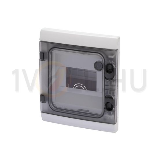 Kiselosztó SÜLLY. átl. ajtó 1 soros 6M PE/N sín nélkül IP55 40CDi GEWISS - GW48681