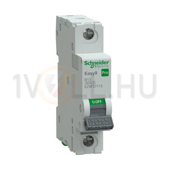 Kismegszakító 13A 1P B-jelleg 240V AC 6kA/60898 Easy9 Pro Schneider - EZ9F27113
