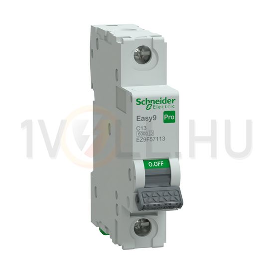 Kismegszakító 13A 1P C-jelleg 240V AC 6kA/60898 Easy9 Pro Schneider - EZ9F57113