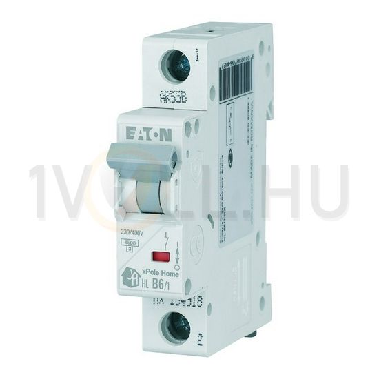 Kismegszakító 1P 16A C-jelleg 230V AC 4.5kA/60898 1M HL-C16/1 xPole Home EATON - 194731