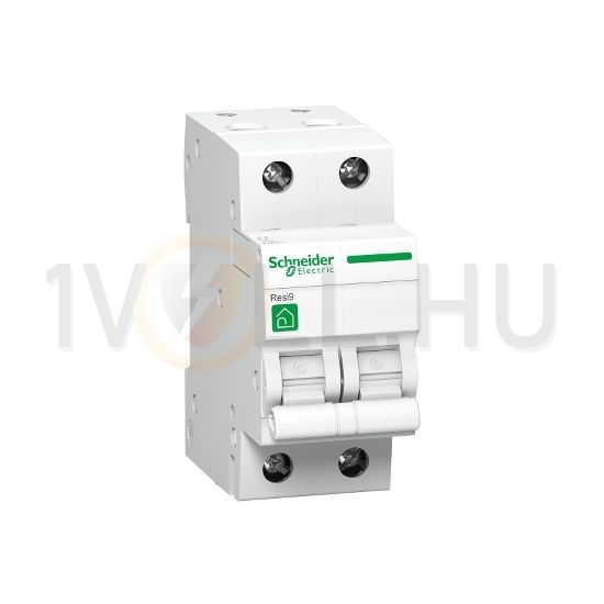 Kismegszakító 2P 16A C-jelleg 230V AC 4.5kA/60898 Resi9 F Schneider - R9F14216