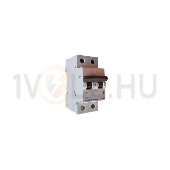 Kismegszakító 2P 6A C-jelleg 400V AC 6kA/60898 6kA/60947 RX3 LEGRAND - 419221