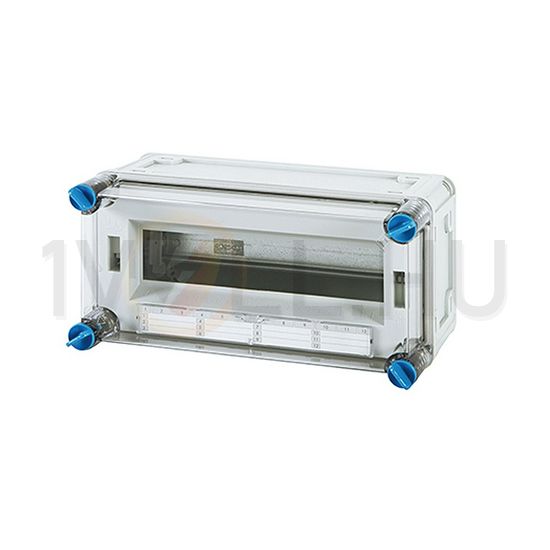 Kismegszakítós szekrény 12modul IP65 1-kalapsín 12-modulhely 150mm 300mm 170mm x Mi 1112-U Hensel - 1091630