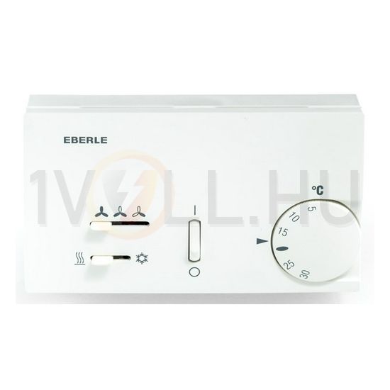 Szobatermosztát analóg klímához komplett 5-30°C 10A 230V falonkívüli fehér KLR-E 7015 EBERLE - 111771551100