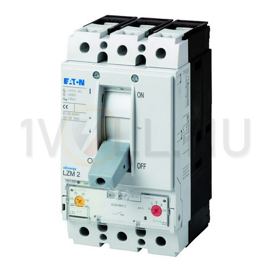 Kompakt megszakító berendezés/kábelvédő 3P fix 200A 160-200A-hő 36kA 690V LZMC2-A200-I EATON - 111939