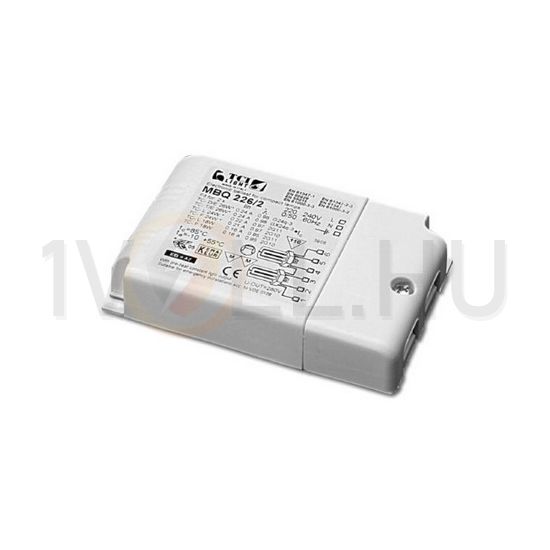 Kompaktfénycső előtét 2x26-26W elektronikus multiwatt 220-240V TC-D TC-T II-osztály MBQ 226/2 TCI - 137968/226