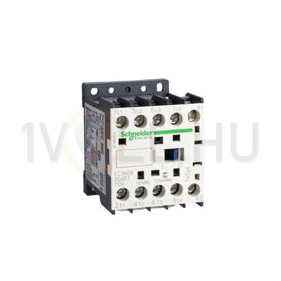 Kontaktor (mágnesk) 2-Z 2-Ny 220-230VAC csavaros 20A/AC-1/400V TeSys LC1-K Schneider - LC1K09008M7