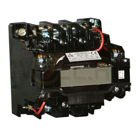 Kontaktor (mágnesk) 22kW/400VAC-3 3Z 220-230V50Hz 2z 2ny csavaros DIL2V-22/D Ganz KK - 200-3851-650-DL