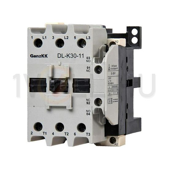 Kontaktor (mágnesk) 30kW/400VAC-3 3Z 230V50Hz 1z 1ny csavaros 75A/AC-1/400V DIL-K30X-11 Ganz KK - 200-4535-650-DL
