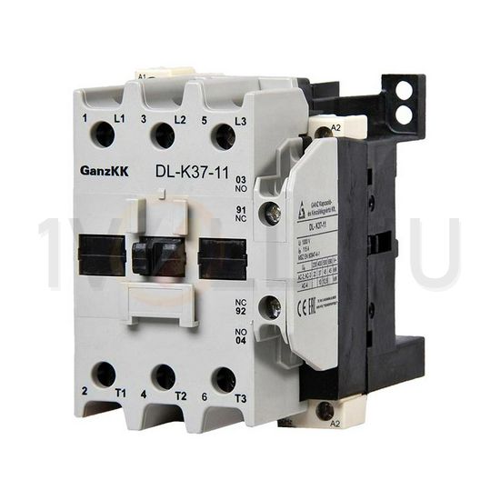 Kontaktor (mágnesk) 37kW/400VAC-3 3Z 230V50Hz 1z 1ny csavaros 85A/AC-1/400V DIL-K37X-11 Ganz KK - 200-4513-650-DL