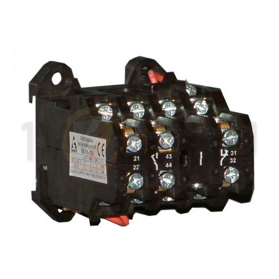 Kontaktor (mágnesk) 4.5kW/400VAC-3 3Z 230V50Hz 2z 2ny csavaros DIL00-52(D) Ganz KK - 200-3806-650-DL