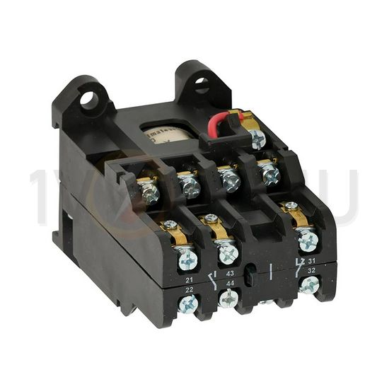 Kontaktor (mágnesk) 4.5kW/400VAC-3 3Z 24V50Hz 2z 2ny csavaros DIL00-52(D) Ganz KK - 200-3806-010-DL