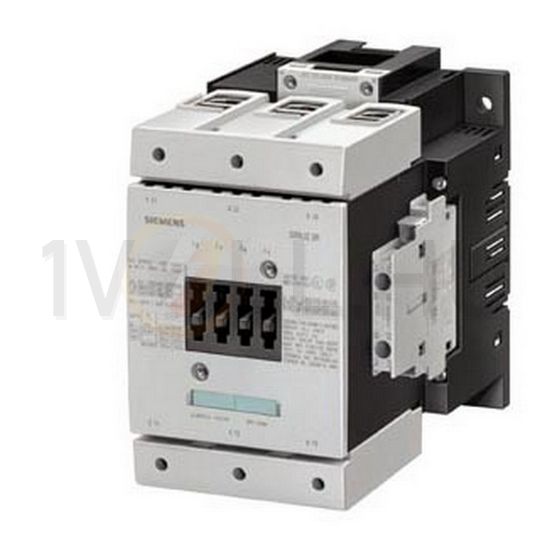 Kontaktor (mágnesk) 55kW/400VAC-3 3Z 220-240V50Hz 220-240VDC 2z 2ny 160A/AC-1/400V SIRIUS SIEMENS - 3RT1054-6AP36