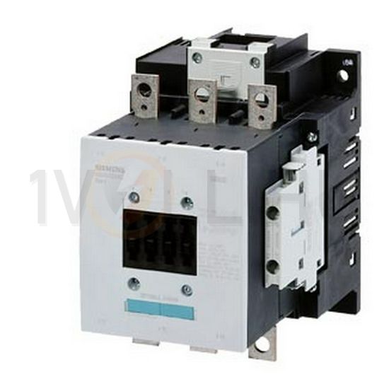 Kontaktor (mágnesk) 90kW/400VAC-3 3Z 220-240V50Hz 220-240VDC 2z 2ny 215A/AC-1/400V SIRIUS SIEMENS - 3RT1056-6AP36