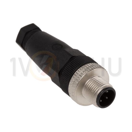 Köralakú ipari csatlakozó apa lengő 4-pólusú csapos 4A 250V egyenes IP67 ELST 4012 PG7 HIRSCHMANN - 933098-100