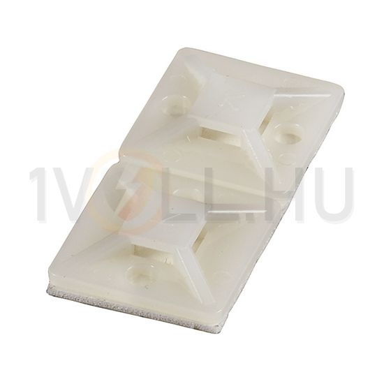 Kötegelő talp öntapadós és csavarozható 19x19x3,6 mm négy oldalt fűzhető  Haupa - 262160
