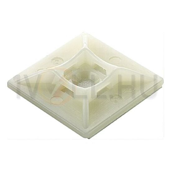 Kötegelő talp öntapadós+csavarozható 4oldalt fűzhető CBH 27/27 NATUR Weidmüller - 1289400000