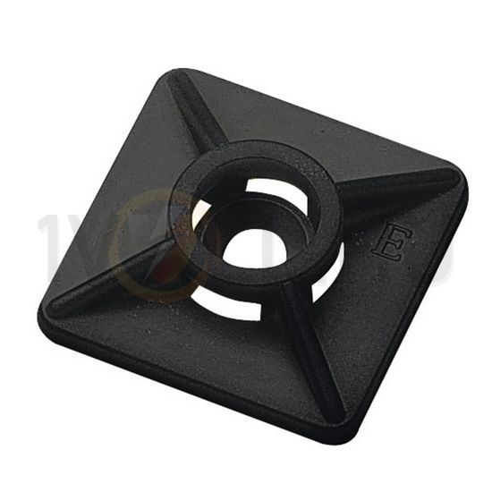 Kötegelő talp öntapadós+csavarozható 4oldalt fűzhető CBH 27/27 SW Weidmüller - 1697960000