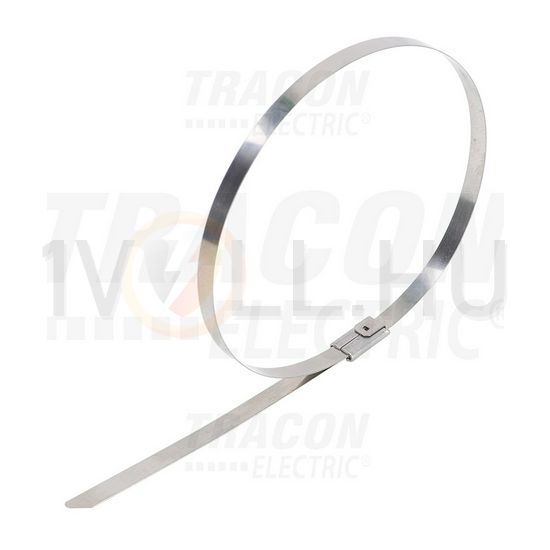 Kötegelő TGF kötegelőfogóhoz 125mm x 4.6mm ezüst fém fogazás nélküli 38mm-max.kötegátmérő TRACON - F125