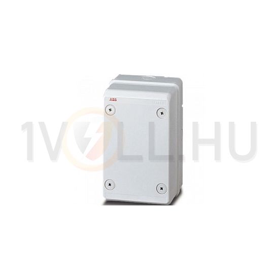Kötődoboz falonkívüli műanyag 140mm x 220mm 140mm szürke teli fedél-fedél IP65 System Pro E ABB - M128040000