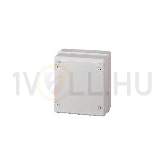 Kötődoboz falonkívüli műanyag 205mm x 220mm 140mm szürke teli fedél-fedél IP65 System Pro E ABB - M128080020