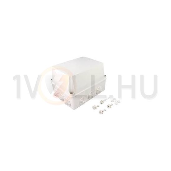 Kötődoboz falonkívüli műanyag 220mm x 170mm 150mm szürke teli fedél-fedél IP55 System Pro E ABB - 1SL0832A00