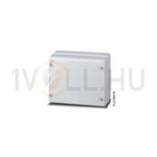 Kötődoboz falonkívüli műanyag 275mm x 220mm 140mm szürke teli fedél-fedél IP65 System Pro E ABB - M128120020
