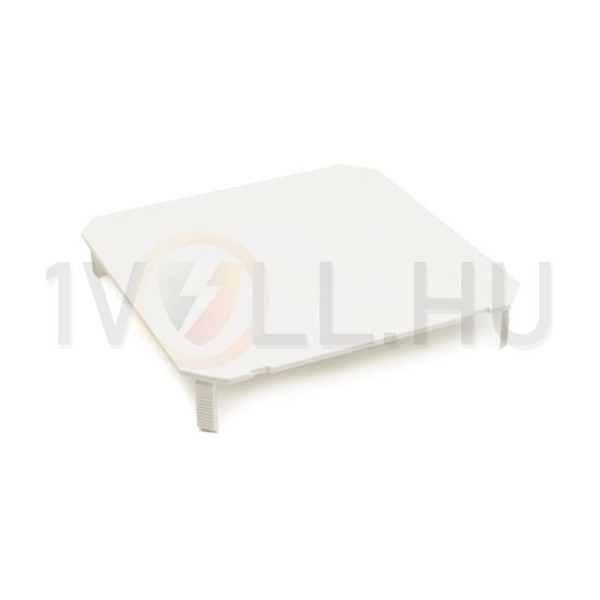 Kötődoboz fedél (MÜDK) négyzetes csavaros fehér műanyag 100mm x 100mm AK/TD 100 Dietzel - 000748