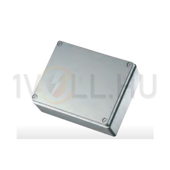 Kötődoboz zárt IK08 műanyag 190mmx140mmx70mm IP56 szürke teli fedél ElettroCanali - EC410C6