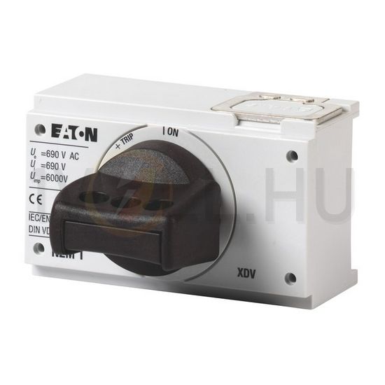 Közvetlen forgató hajtás teljesítménymegszakítóhoz fekete zárható NZM1-XDV EATON - 260125