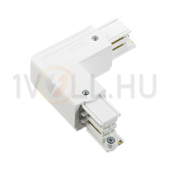 L-kanyarelem 3F világítási sínhez 16A jobb 230-400V 3F falonkívüli fehér alumínium XTS 35-3 LIVAL - 19170353