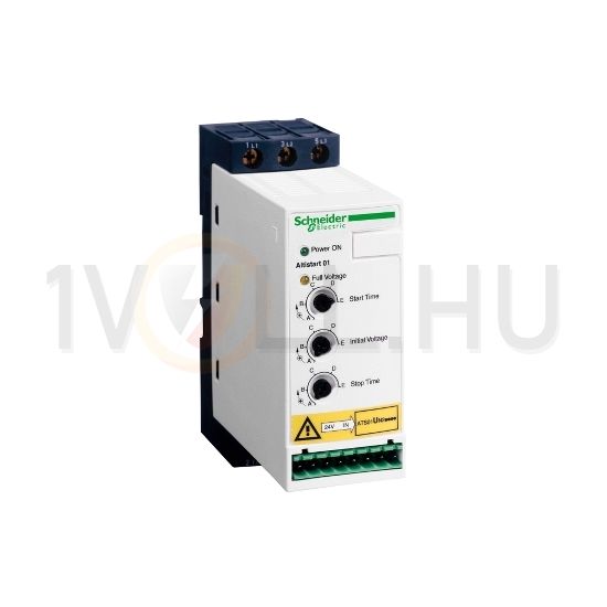 Lágyindító 380-415V 5.5kW/400Vszabvány kapcsolás 12A Altistart 01 Schneider - ATS01N212QN